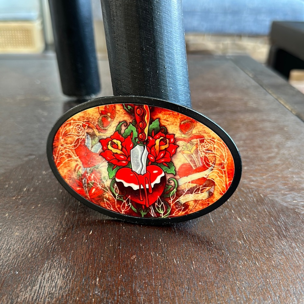 Flash art-style belt buckle. GUC.
